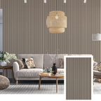 Hem & Ro™ Signaturpanel med akustikribbor — Naturlig ek