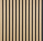 Hem & Ro™ Signaturpanel med akustikribbor — Naturlig ek