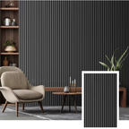 Hem & Ro™ Signaturpanel med akustikribbor — Naturlig ek